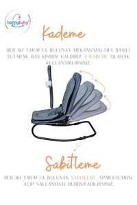 Plus Anakucağı - Hazır Kurulu Gelir - Kademeli - Sallanır - Sabitlenebilir - Oyuncaklı - Anakucagi ürün fotoğrafı