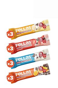 Yüksek Protein Bar 45g Karma Kutu 12 Adet (4 ÇEŞİT) ürün fotoğrafı