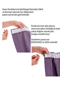 Antrasit Ada Fon Perde ürün fotoğrafı