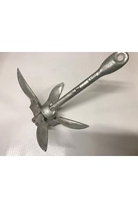 Marin Galvaniz Şemsiye Çıpa (ÇAPA) Katlanır 1.5 Kg Boy 31cm Kanat 13 Cm ürün fotoğrafı