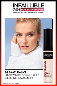 L'Oréal Paris Infaillible 24H Tüm Yüze Uygulanabilir Kapatıcı - 326 Vanilla Concealer ürün fotoğrafı