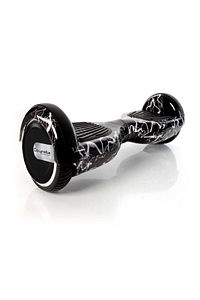 Elektrikli Kaykay Scoooter Hoverboard 6.5 Inch Şimşek Grafity Desenli Akıllı Denge - D02 ürün fotoğrafı