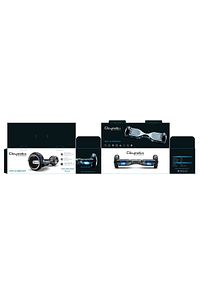 Elektrikli Kaykay Scoooter Hoverboard 6.5 Inch Şimşek Grafity Desenli Akıllı Denge - D02 ürün fotoğrafı
