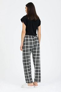 Mükemmel Dokulu Ithal Kumaş Kadın Ekose Pijama Altı ürün fotoğrafı