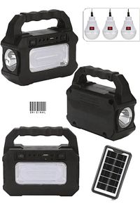 Solar Home Lighting At-999 Güneş Enerjili Şarjlı Aydınlatma Cihazı ürün fotoğrafı