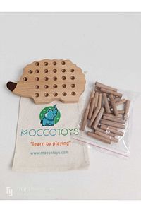 Tak Çıkar Ahsap Kirpi & Montessori & Masif Ahşap Oyunu ürün fotoğrafı