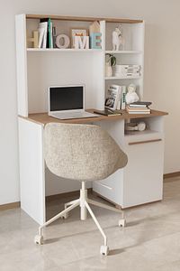 Eva 50x110 Cm Çalışma Masası Bilgisayar Masası Ofis Ders Yemek Masası Beyaz ürün fotoğrafı