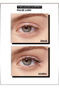 Paris False Lash Telescopic Fiber Siyah Maskara ürün fotoğrafı