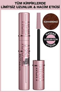 Lash Sensational Sky High Kahverengi Maskara 7.2 ML & Mini Sky High Siyah Maskara 4.5 ML ürün fotoğrafı