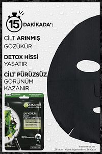 Siyah Yosunlu Gözenek Sıkılaştırıcı Kağıt Yüz Maskesi 3'lü Set 36005420971782 ürün fotoğrafı