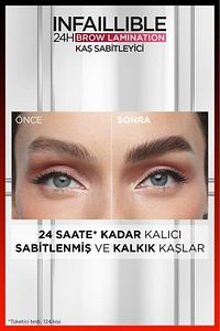 Infaillible 24H Brow Lamination Şeffaf Kaş Sabitleyici ürün fotoğrafı