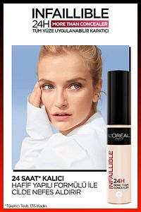 Infaillible Tüm Yüze Uygulanabilir Kapatıcı 322 Ivory Concealer ürün fotoğrafı