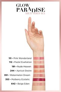 Glow Paradise Balm-in-lipstick - Işıltı Veren Bordo Tonlu Ruj 353 Mulberry Ecstatic ürün fotoğrafı