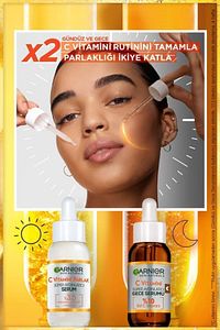 Maybelline Instant Anti Age Eraser Kapatıcı 01 & Garnier C Vitamini Parlak Süper Aydınlatıcı Serum ürün fotoğrafı