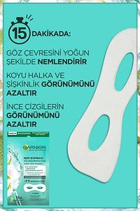 Nem Bombası Göz Şişkinliğine Karşı Kağıt Göz Maskesi ürün fotoğrafı