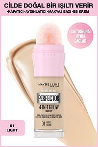 Instant Perfector Glow 4 Etki 1 Arada Fondöten / BB & CC Krem - 01 Light ürün fotoğrafı