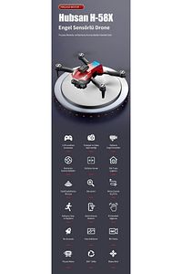 H-58x Çift Kameralı Fırçasız Motorlu Ve Kameralı Drone Taşıma Çantalı (ENGEL SENSÖRLÜ) ürün fotoğrafı