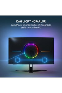Vivid V80 27 Va Panel Curved Rgb 300Hz 0.5ms 2x Speaker Gaming Monitör (SIFIR ÖLÜ PİKSEL GARANTİLİ) ürün fotoğrafı