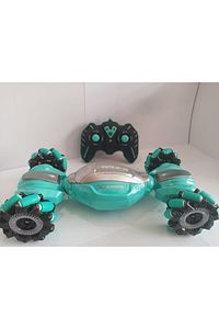 Boratila Toys2.4ghz Uzaktan Kumandalı 360 Derece Dönen Giden Drift Atan Işıklı Yeşil Akrobat Araba ürün fotoğrafı