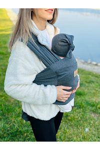 Anakucağı Cepli Bebek Taşıma Şalı, Bebek Askısı Sling ürün fotoğrafı