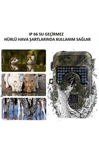 Foto Kapan 16MP 1080P Fotoğraf Video Çekim Gece Gündüz Takip Kamerası Ks-521 ürün fotoğrafı