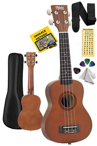 Ukx-233m Kahverengi Concert Ukulele (ASKI ÇANTA METOD PENA) ürün fotoğrafı