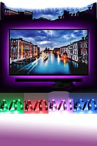 5 Mt Animasyonlu Tak Çalıştır Kumandalı Rgb Şerit Işık Aydınlatma 5 Metre-yapışkan Set Ultra Pixel ürün fotoğrafı