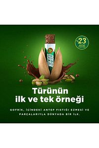 Gofrik Fıstık Parçacıklı Sütlü Mini Gofret 125gr ürün fotoğrafı