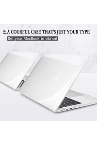 Apple Macbook Air 13 M1 Çip 2020 Kılıf A2337 - A1932 - A2179 Şeffaf Transparan Koruyucu Kapak Kılıf ürün fotoğrafı