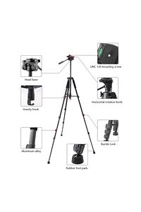 Profesyonel 175 Cm Tripod Dslr Fotoğraf Makinesi Uyumlu Trıpod ürün fotoğrafı
