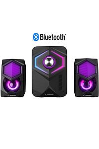 Rms-175bt 2+1 10w Bluetooth+usb-tf-fm Rainbow Gaming Oyuncu Ses Sistemi Bluetooth Hoparlör ürün fotoğrafı