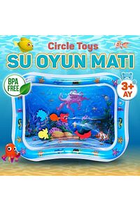 Bebek Su Matı Tummy Time Aktivite Oyuncağı Su Havuzu ürün fotoğrafı