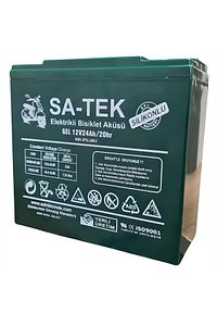 Sa-tek 12v 24 Ah Akü Elektrikli Motorsiklet Aküsü Jel Akü 2025 Üretim ürün fotoğrafı