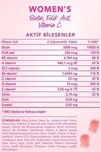 Kadın Saç Vitamini Biotin 5000 Mcg 120 Tablet ürün fotoğrafı