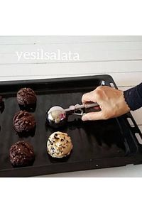 Paslanmaz Çelik Kurabiye Helva Dondurma Servis Sunum Kaşığı ürün fotoğrafı
