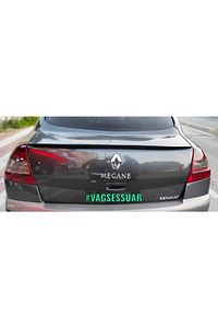 Renault Megane 2 Sedan Bagaj Üstü Spoiler Bagaj Çıtası Pianoblack ürün fotoğrafı