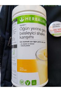 Formül 1 Öğün Yerine Geçen Besleyici Shake Karışımı Muz Aromalı ürün fotoğrafı