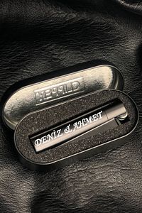 Anneler Günü Için Hediyelik Kişiye Özel Isim Baskılı Clipper Siyah Kutulu Metal Çakmak, ürün fotoğrafı