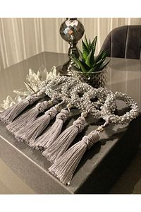 Gümüş Peçete Halkası 6'lı Diamont Set ürün fotoğrafı