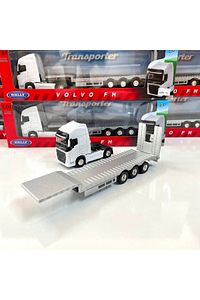 Volvo FH Taşıyıcı Tır 1/64 Ölçek Welly Diecast Metal Model Araba Metal Tır ürün fotoğrafı