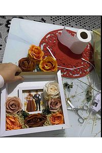 Anı Çerçevesi 25x25 Harketli Cam ürün fotoğrafı