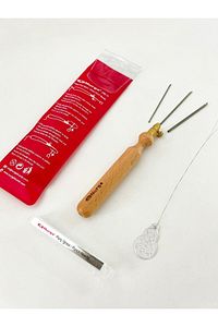 Ahşap Saplı Panç Iğnesi | Punch Needle ürün fotoğrafı