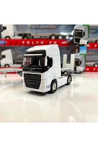 Volvo FH Taşıyıcı Tır 1/64 Ölçek Welly Diecast Metal Model Araba Metal Tır ürün fotoğrafı