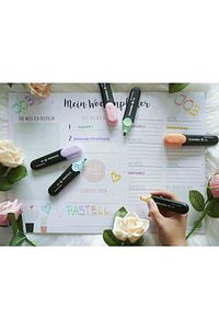 Job 150 Pastel Fosforlu Kalem 6'lı Set ürün fotoğrafı