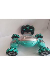 Boratila Toys2.4ghz Uzaktan Kumandalı 360 Derece Dönen Giden Drift Atan Işıklı Yeşil Akrobat Araba ürün fotoğrafı