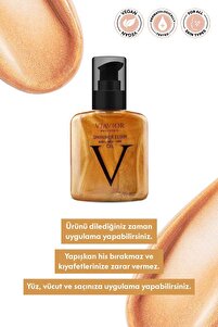Shimmer Elixir Yüz Vücut Saç Bakım Yağı Vegan Yenileyici Onarıcı Nemlendirici 100ml ürün fotoğrafı