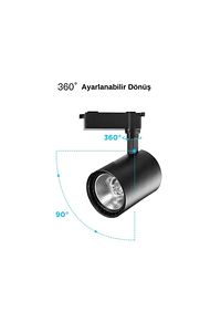 30 W Ray Spot Siyah Kasa Gün Işığı Led Aydınlatma ürün fotoğrafı