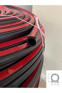 Bantlı Kapı Fitili ( Çap-18 Mm )- Bantlı Sünger - D Tipi Fitil ( 1 Adet 1 Metre ) ürün fotoğrafı