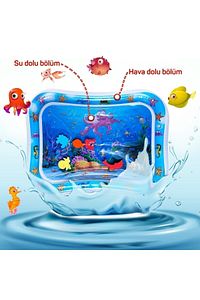 Bebek Su Matı Tummy Time Aktivite Oyuncağı Su Havuzu ürün fotoğrafı