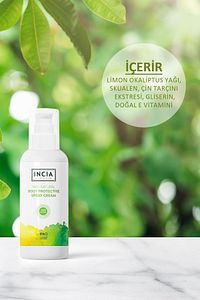 %100 Doğal Koruyucu Vücut Losyonu Sprey Yenidoğan Bebek Çocuk İçin Limon Okaliptus Vegan 100 ml ürün fotoğrafı